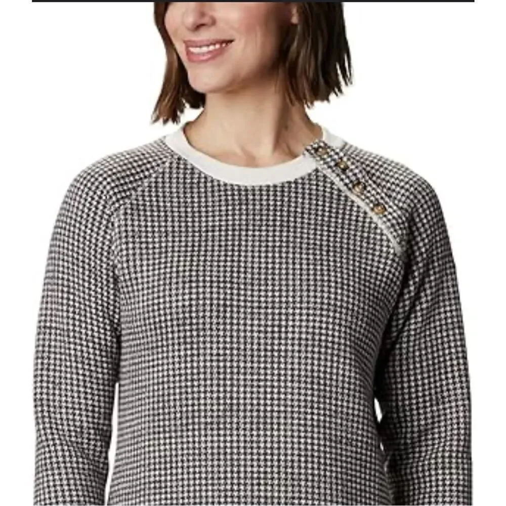 Columbia NWT sz XXL houndstooth Chillin sweater